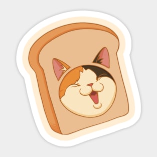 Toast Cat Sticker